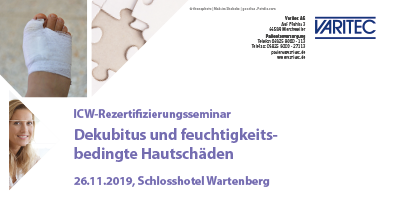 ICW-Rezertifizierungsseminar Dekubitus und feuchtigkeitsbedingte Hautschäden